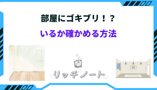 【これで解決！】部屋にゴキブリがいるか確かめる方法3選！